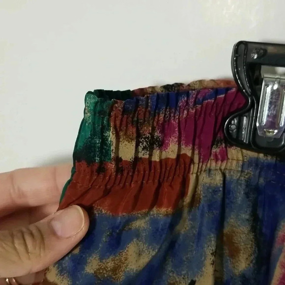{Jo Hardin} Vintage Abstract Print Cullotes Pants - Picture 11 of 15